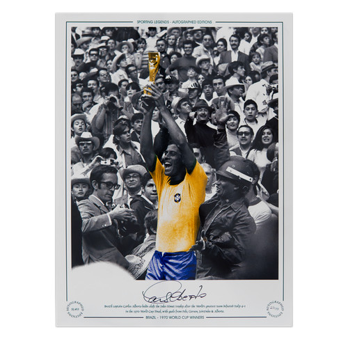Carlos alberto foto firmata - foto,