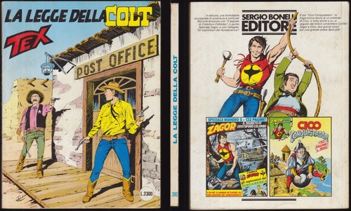 Tex 380 legge della - legge, colt
