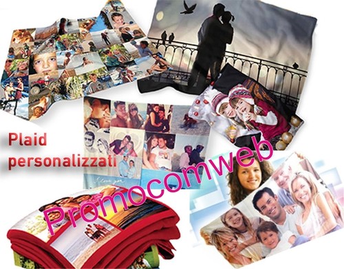 Plaid 100x150 personalizzato - plaid, -personalizzato