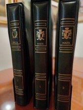 MALTA 1964/2010 COLLEZIONE COMPLETA NUOVA**  IN  3 ALBUM MARINI CON CUSTODIA