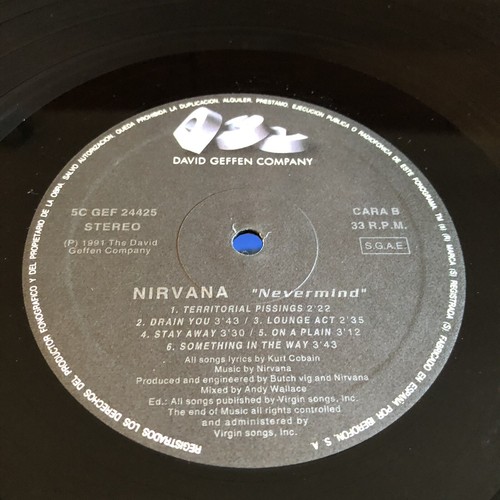 Nirvana nevermind 1991 - nevermind, lp