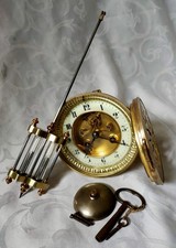 piccolo movimento con scappamento Brocot per un orologio da camino pendolo 1A condizione