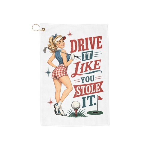 Asciugamano golf drive it - da,