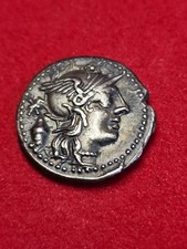 MONETA ROMANA REPUBBLICANA ANTICA RARA - GENS CASSIA
