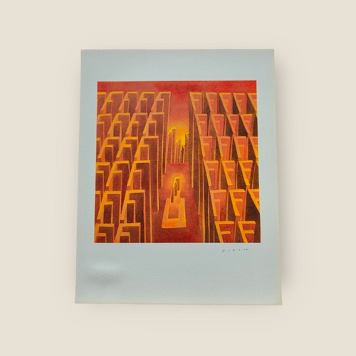 Michel folon lettera - lettera, f