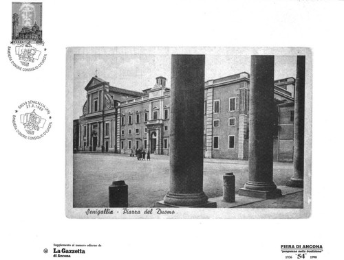 Senigallia stampa antica - senigallia,