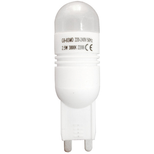 Lampadina led smd 12v 6000k - g9,