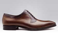Scarpe Oxford Derby marroni
