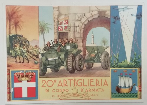 Cartolina reggimento - cartolina, 20