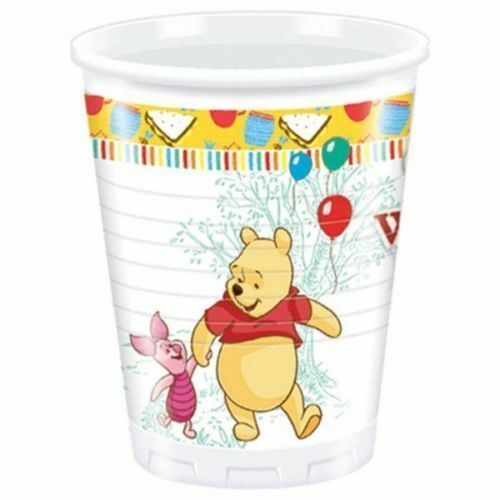 Bicchieri plastica winnie - bicchieri,