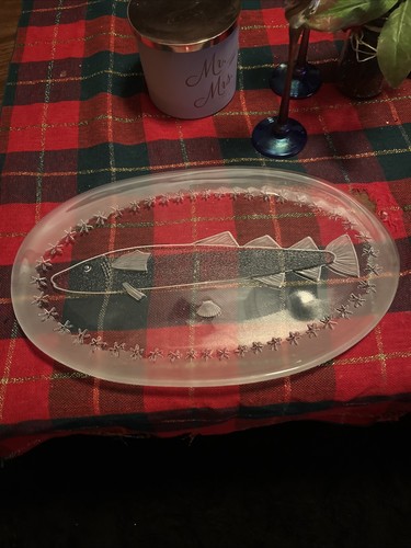 Piatto pesce vintage