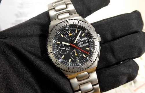Tutima 43mm cronografo - tutima,