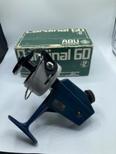 Raro mulinello Abu Cardinal 60 1976. Blu e bianco.  Serial# 761200