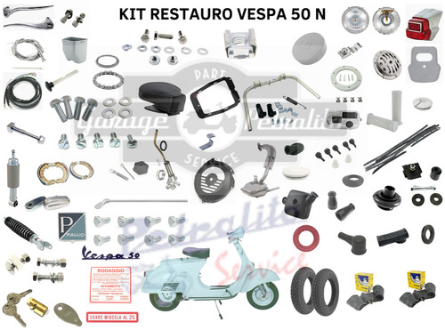 Kit restauro completo vespa - kit,