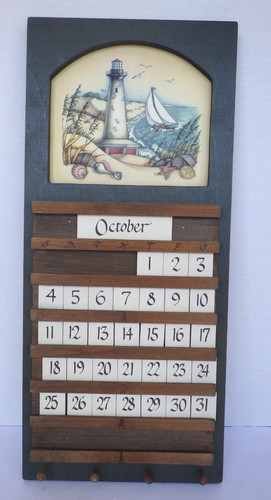 Vintage calendario artigianale - vintage,
