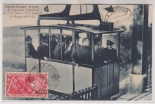 BOLOGNA..........FUNIVIA  S. LUCA......IL VAGONCINO INAUGURANTE.. CON S.E. CIANO