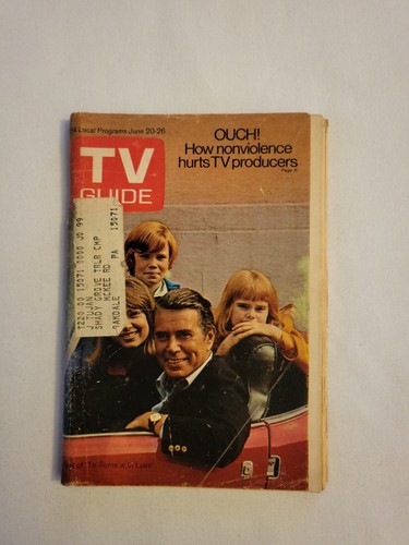 1970 june guide to - tv, guide,