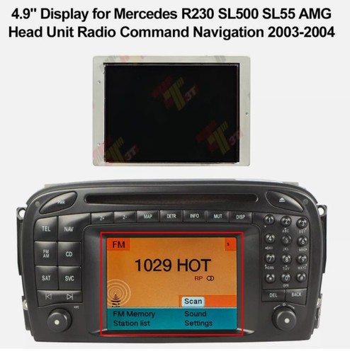 Display per mercedes r230 - mercedes,