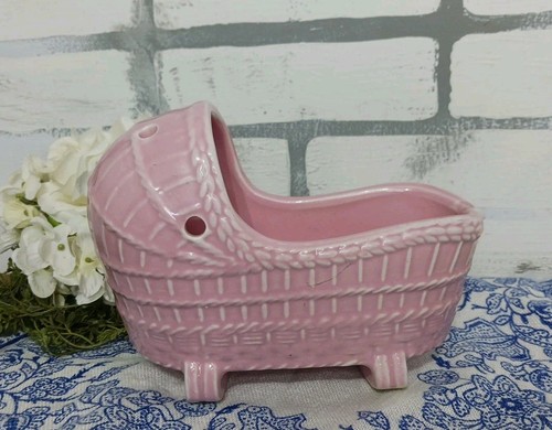 Fioriera rosa retrò culla - ,