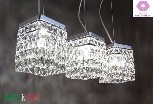 Lampadario cristallo luci - lampadario, 3