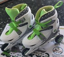 Pattini in linea regolabili misura 34/37 per bambino