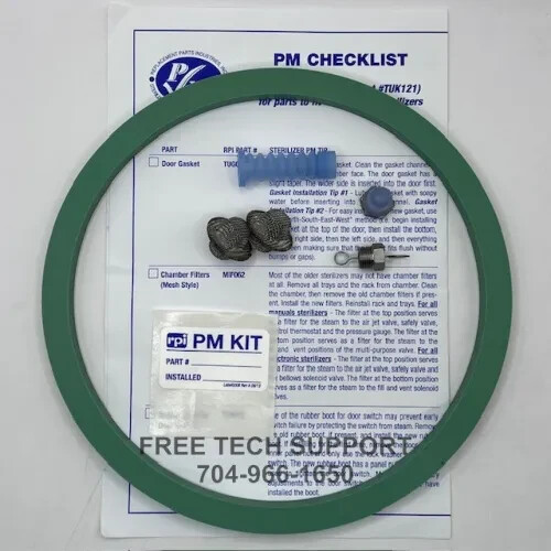Tuttnauer kit 1730mkv parte - tuttnauer, pm