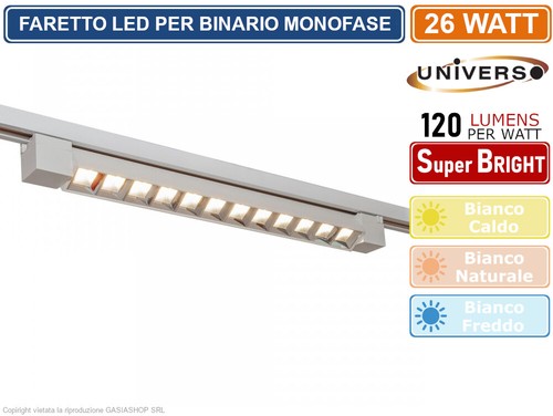 Tracklight faretto lineare led - tracklight,