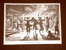 Moda e costume Il Carnevale nel 1879 Danza dei Kataki e Danza di Gerico