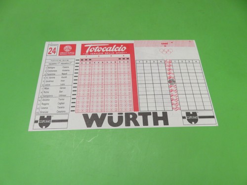 Schedina totocalcio concorso - schedina,