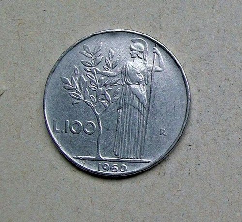 1960 100 lire minerva - 1960,