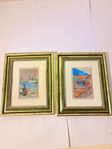 Coppia dipinti con cornici - di,