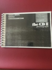 Juke box Copia del Manuale (Italiano/inglese) del AMI Cadet CD II