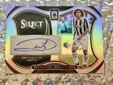 Panini Select Serie A Juventus Andrea Pirlo Pitchside Silver Pzm Auto Signature