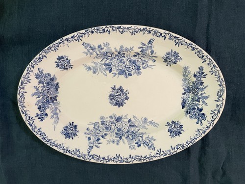 Ancien plat ovale - plat, fer