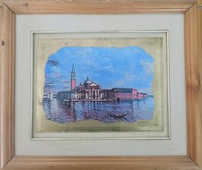 Serigrafia G. De Chirico; isola di San Giorgio a Venezia