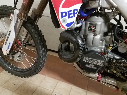 Carbon enduro exhaust pipe - carbon,