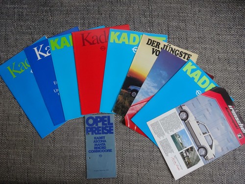10x brochure opel kadett - 10x,