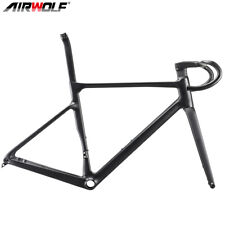 Telaio bici da strada in carbonio AIRWOLF 700*38c avanzato leggero aero bike disco 950g
