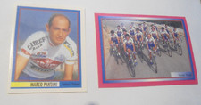 MARCO PANTANI + TEAM CARRERA TASSONI - 2  FIGURINE 78° GIRO D' ITALIA -MERLIN