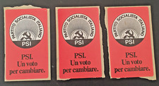 Tre Adesivi Partito Socialista