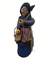 NATALE STREGA BEFANA BLUETTE cm 50 Circa   da Esposizione DECORAZIONE Regalo