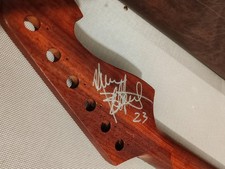 Manico Chitarra Washburn N4 Padouk Made In  USA Autografato 2023 Autentico 