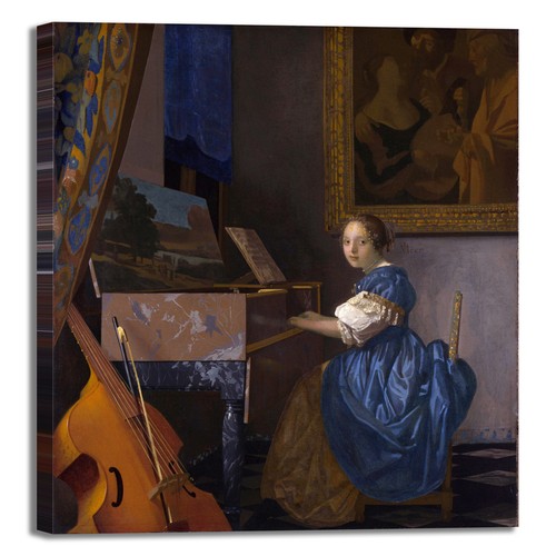 Vermeer donna alla spinetta - , 2