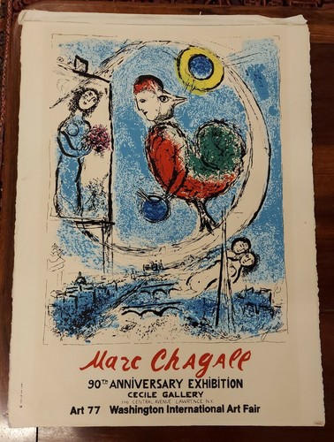 Marc chagall 90th anniversary - 90th,
