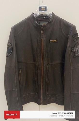 Giubbotto pelle aeronautica - in,