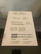 Uher 4200 4400 Stereo Report Ic Circuit Diagram