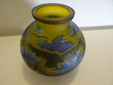 Vaso vetro tip gallé - vaso, gallé"