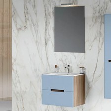 Mobile bagno a due cassetti