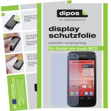 1x Pellicola Protettiva per Alcatel One Touch 997D Opaca Display Antiriflesso