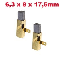 Spazzole carbone 3 - di, 6,3